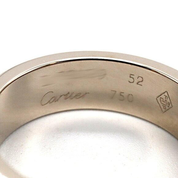 CARTIER 18k White Gold Love Ring - Picture 4 of 8